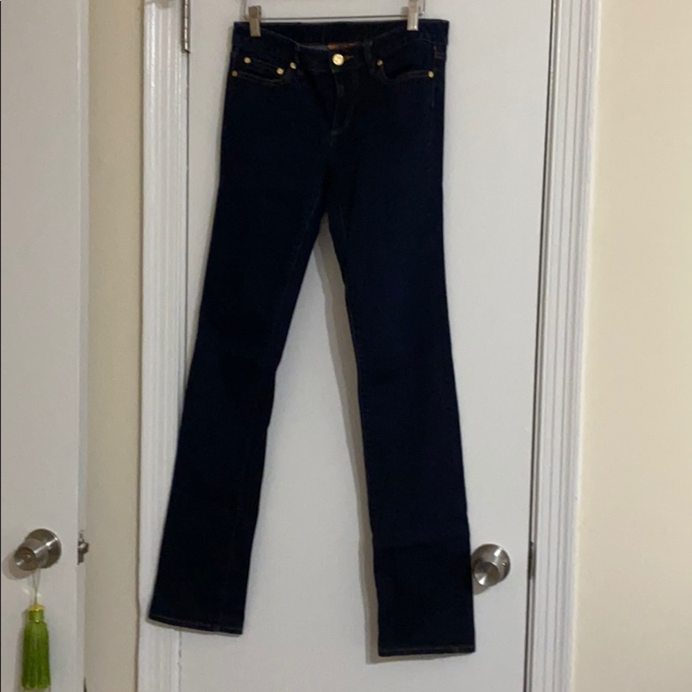 Tory Burch Dark Wash Jeans - Picture 8 of 12